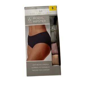 Karen Neuburger 6 Pack Modal Hipster Panties Womens Size S Stretch NIB